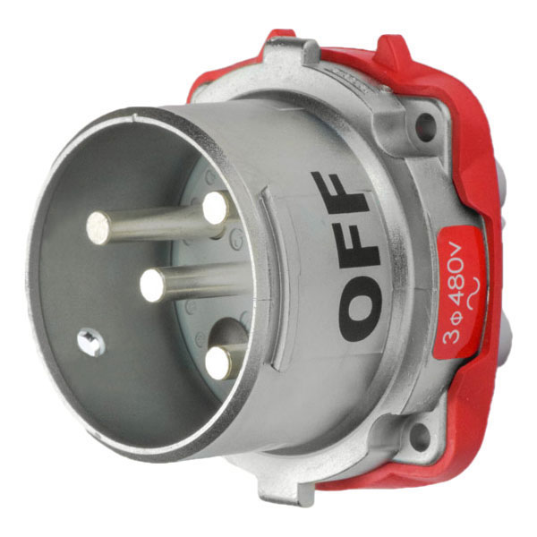 37-68043 - DS60 INLET METAL SIZE 4 TYPE 3R 3P+G 60A 480 VAC 60 Hz NO AUX